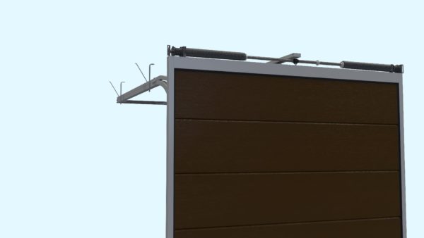 Секционные ворота  L-гофр  Trend  woodgrain  2750х3000 - 4